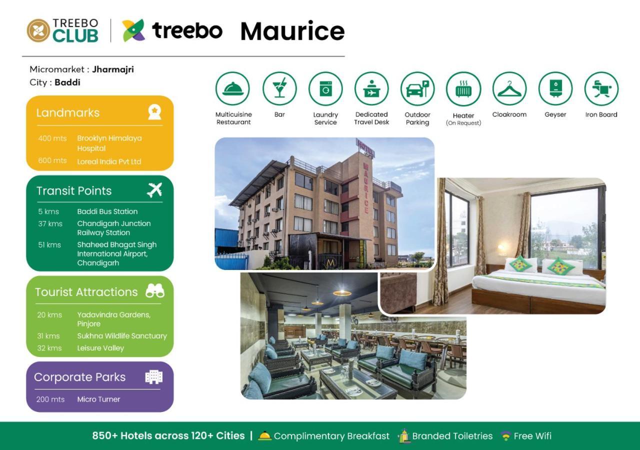 Treebo Maurice Hotel Baddi Buitenkant foto